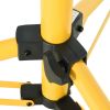 HOMCOM 10,000 Lumen Dual Head LED Work Lights with Stand, Weather Resistant Daylight with Telescoping Adjustable Tripod Stand, Rotating Lamps