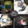 LED Desk Lamp Adjustable Swing Arm Lamp with Clamp Eye-Caring Reading Desk Light