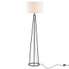Clyde Metal Tripod Floor Lamp 60"H