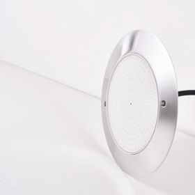 Outdoor Landscape Ultra-thin Led Stainless Steel Swimming Pool Light (Option: White-18W)