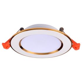 Creative Simple Anti-fog Straw Hat Downlight (Option: Warm white 6000K-2inches 3W)