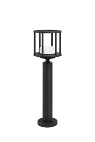 Outdoor Pathway LED Lights Lantern 23.6 IN IP44 Waterproof Garden Modern Landscape Lighting (Color: DARK GREY 800)