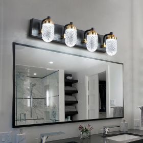 Vanity Lights With 4 LED Bulbs For Bathroom Lighting (Color: as Pic)